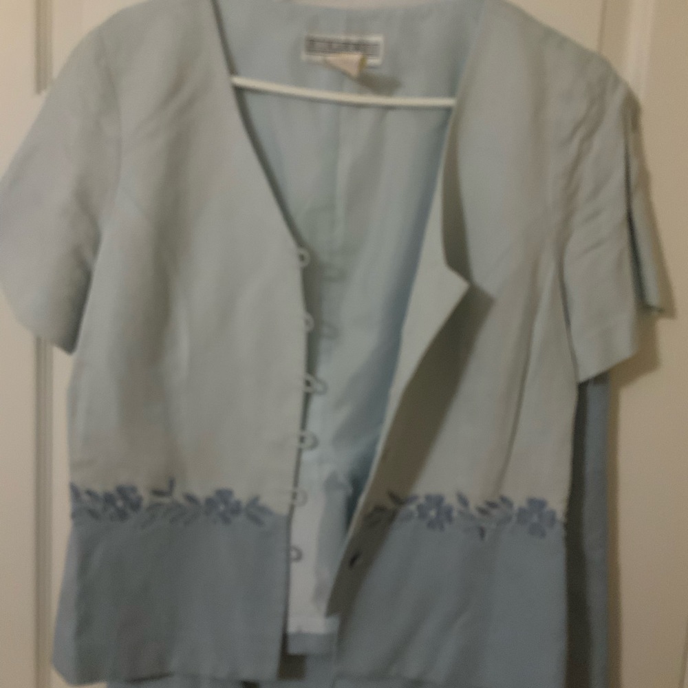 Light blue suit